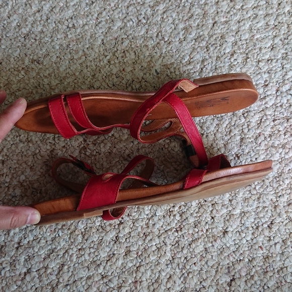 miz mooz alana red Strappy Sandals size 8 - Picture 6 of 13